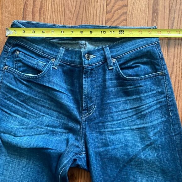 7 For All Mankind Austyn Straight Leg Jeans Men’s Sz 33 *Altered* - Picture 5 of 12
